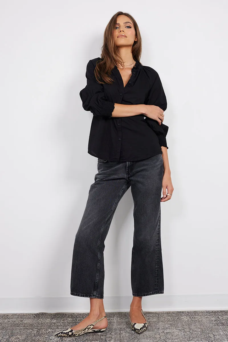 RAGLAN BUTTON-UP SMOCK SLEEVE sold by bobi product image thumbnail 2