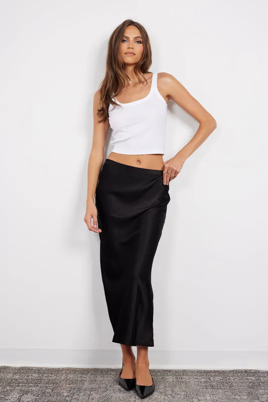 MIDI BIAS CUT SKIRT sold by bobi