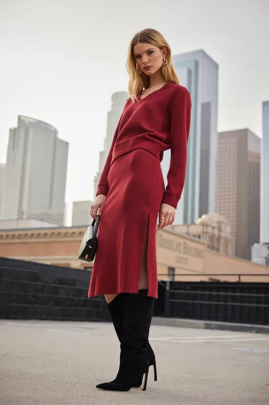 SIDE SLIT SKIRT sold by bobi