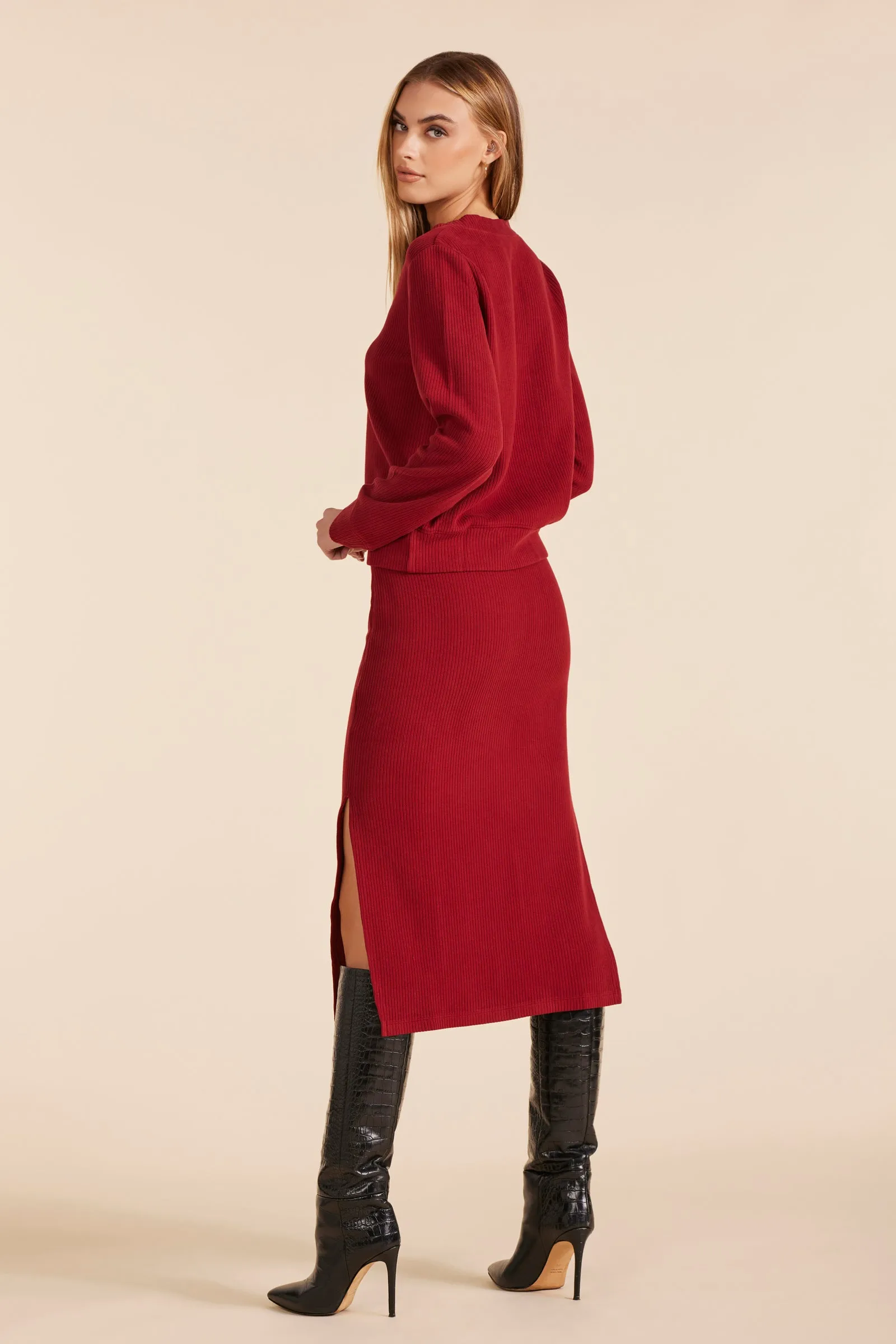 SIDE SLIT SKIRT sold by bobi product image thumbnail 4