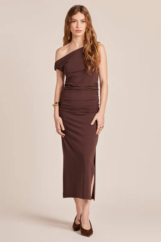 TWIST-OFF SHOULDER DRESS sold by bobi