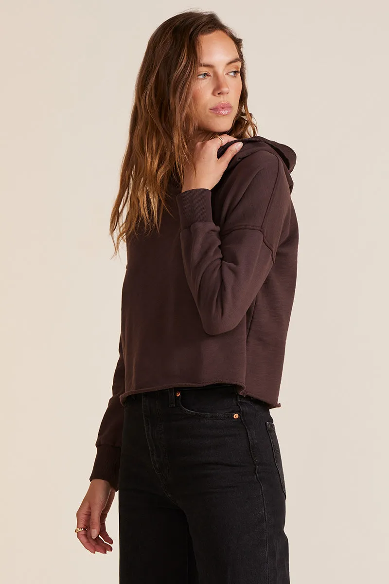 HI LOW CROPPED HOODIE sold by bobi product image thumbnail 2