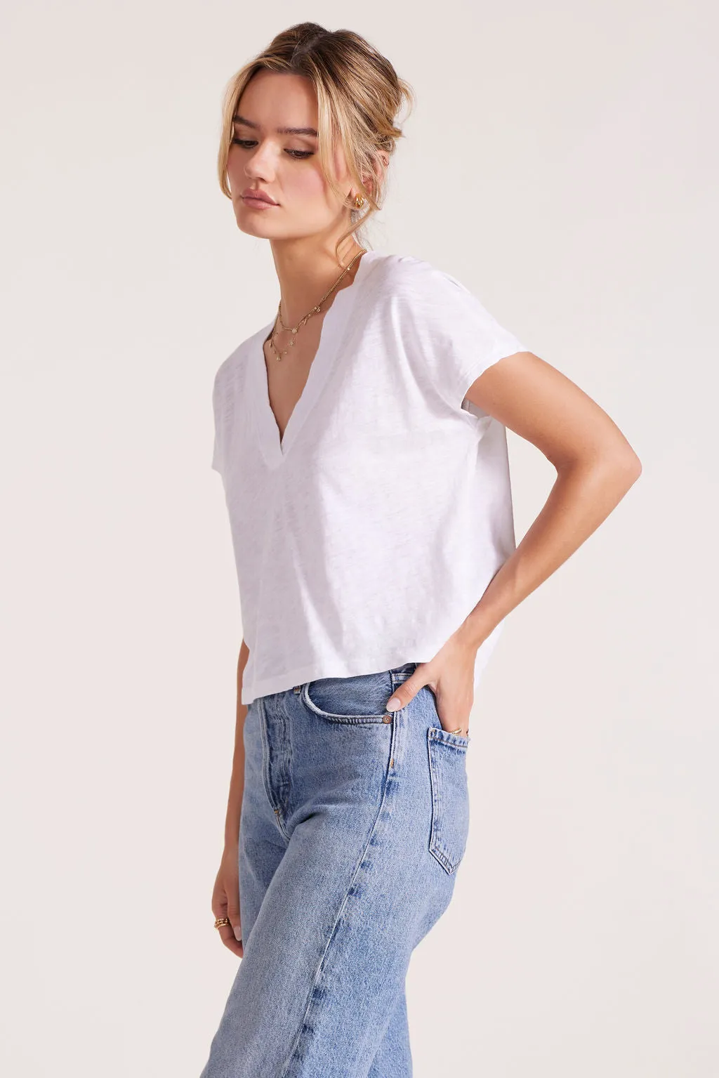 DOLMAN VNECK TEE sold by bobi product image thumbnail 2