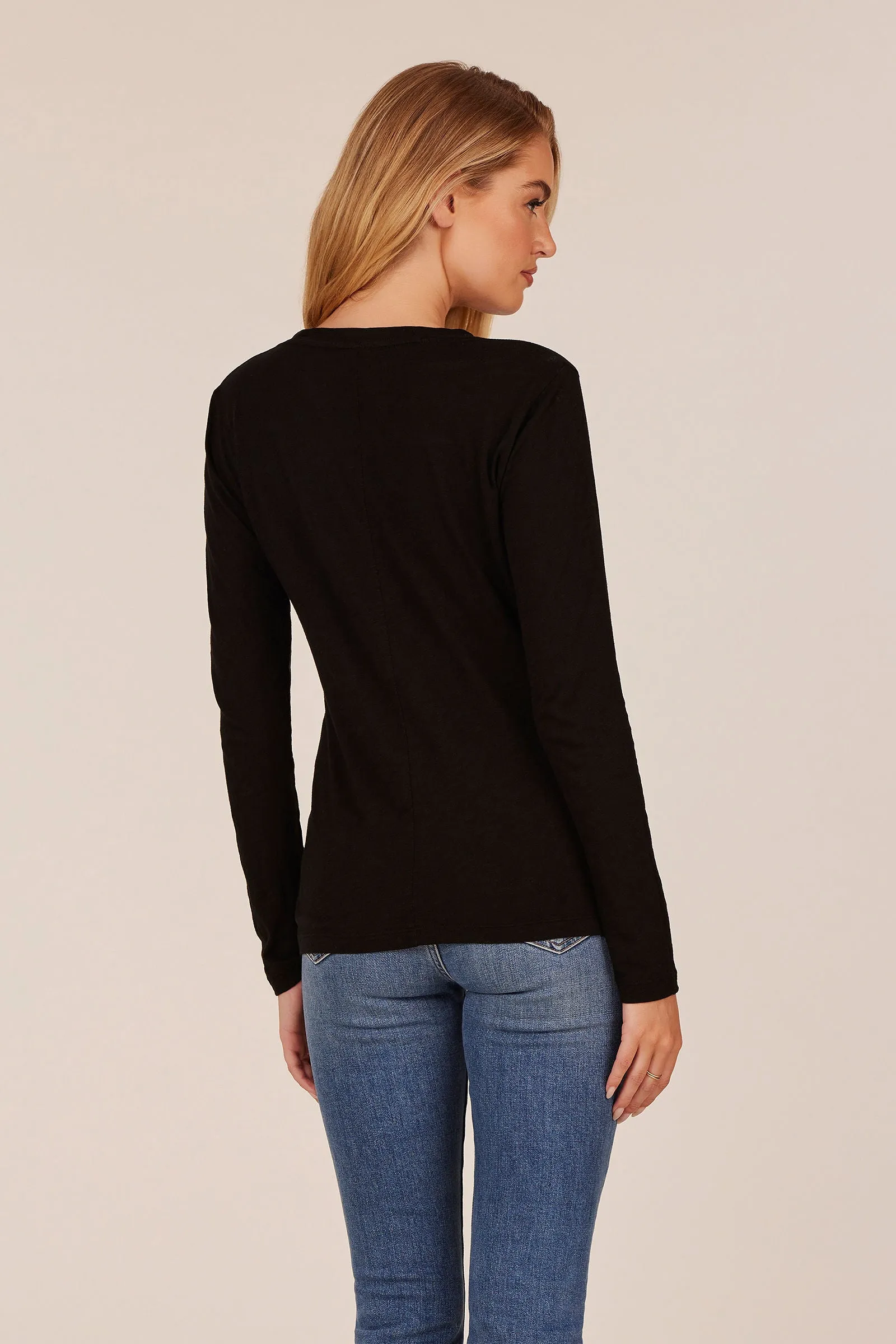 LONG SLEEVE CREWNECK TEE sold by bobi product image thumbnail 5