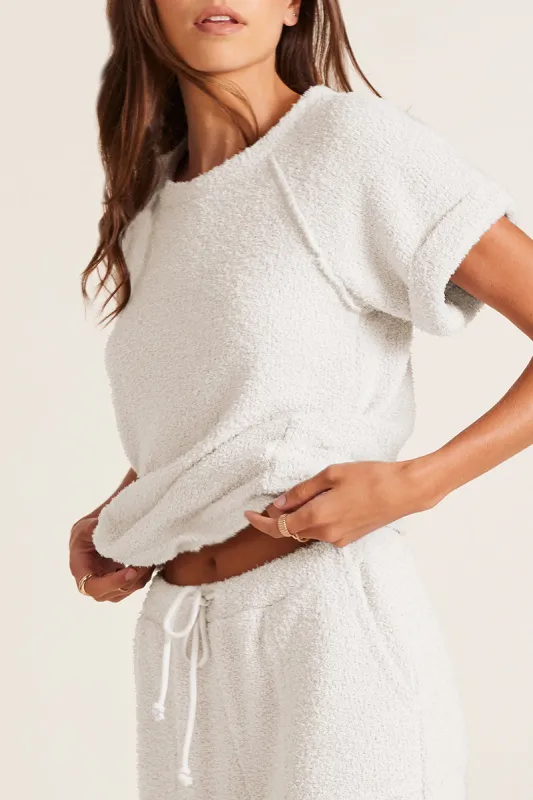 CREWNECK ROLL SLEEVE RAGLAN TEE sold by bobi