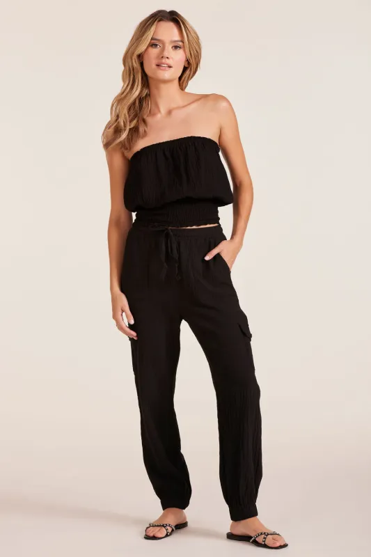 CROPPED CARGO JOGGER sold by bobi