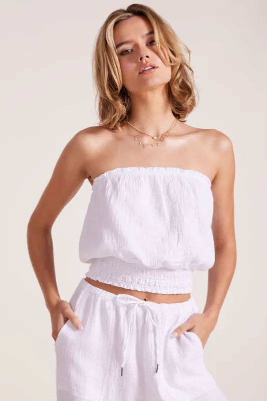 SMOCKED TUBE TOP sold by bobi