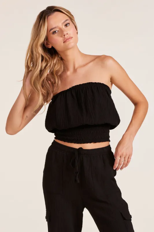 SMOCKED TUBE TOP sold by bobi