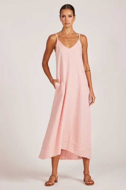 HIGHLOW MIDI TANK DRESS made by bobi
