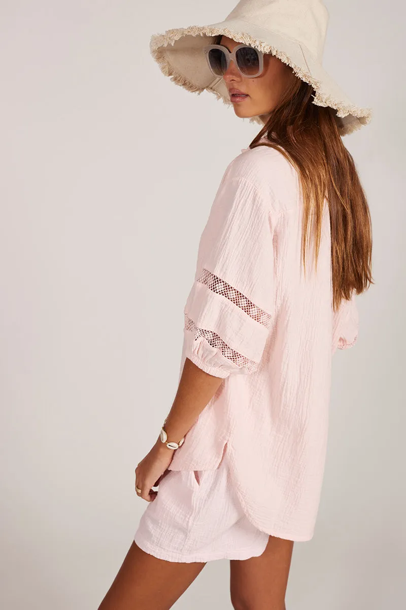 LACE TRIM TUNIC sold by bobi product image thumbnail 2