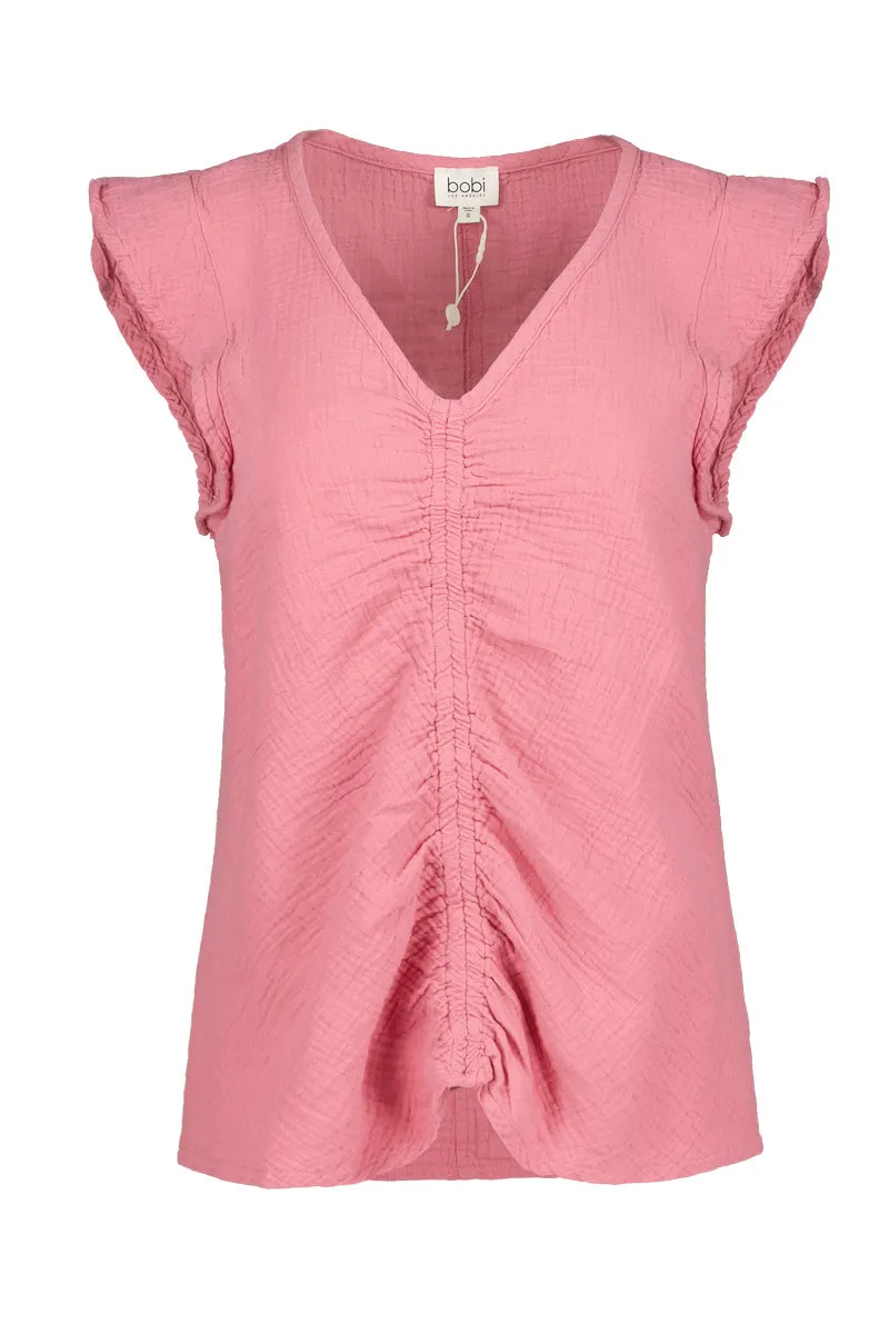 CINCHED FRONT TOP sold by bobi