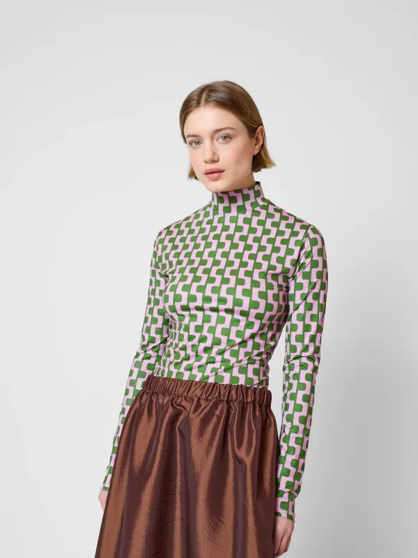 Purple print t-shirt made by Bobo Choses