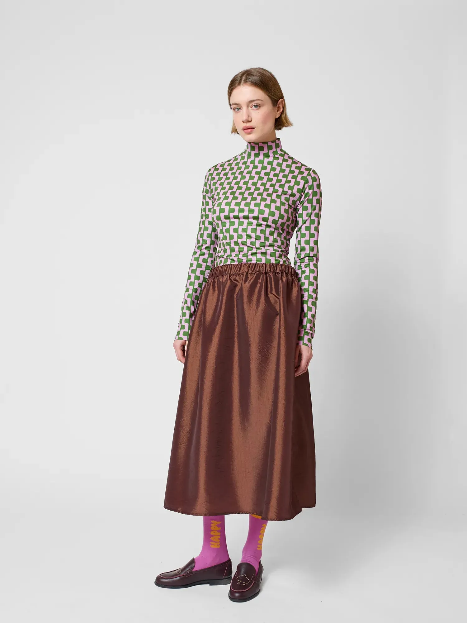 Midi tafetan skirt sold by Bobo Choses product image thumbnail 4
