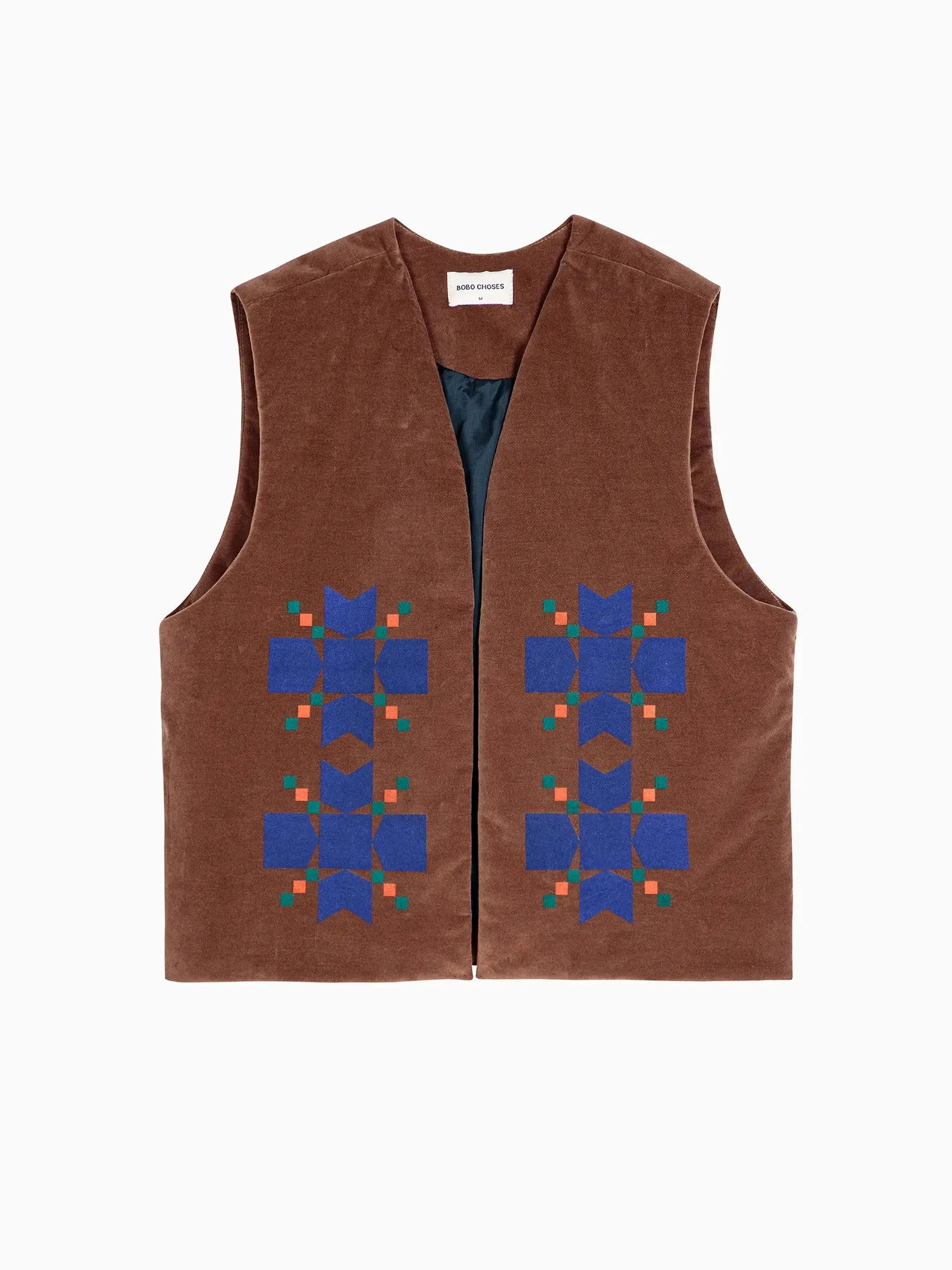 Snowflake velvet vest sold by Bobo Choses