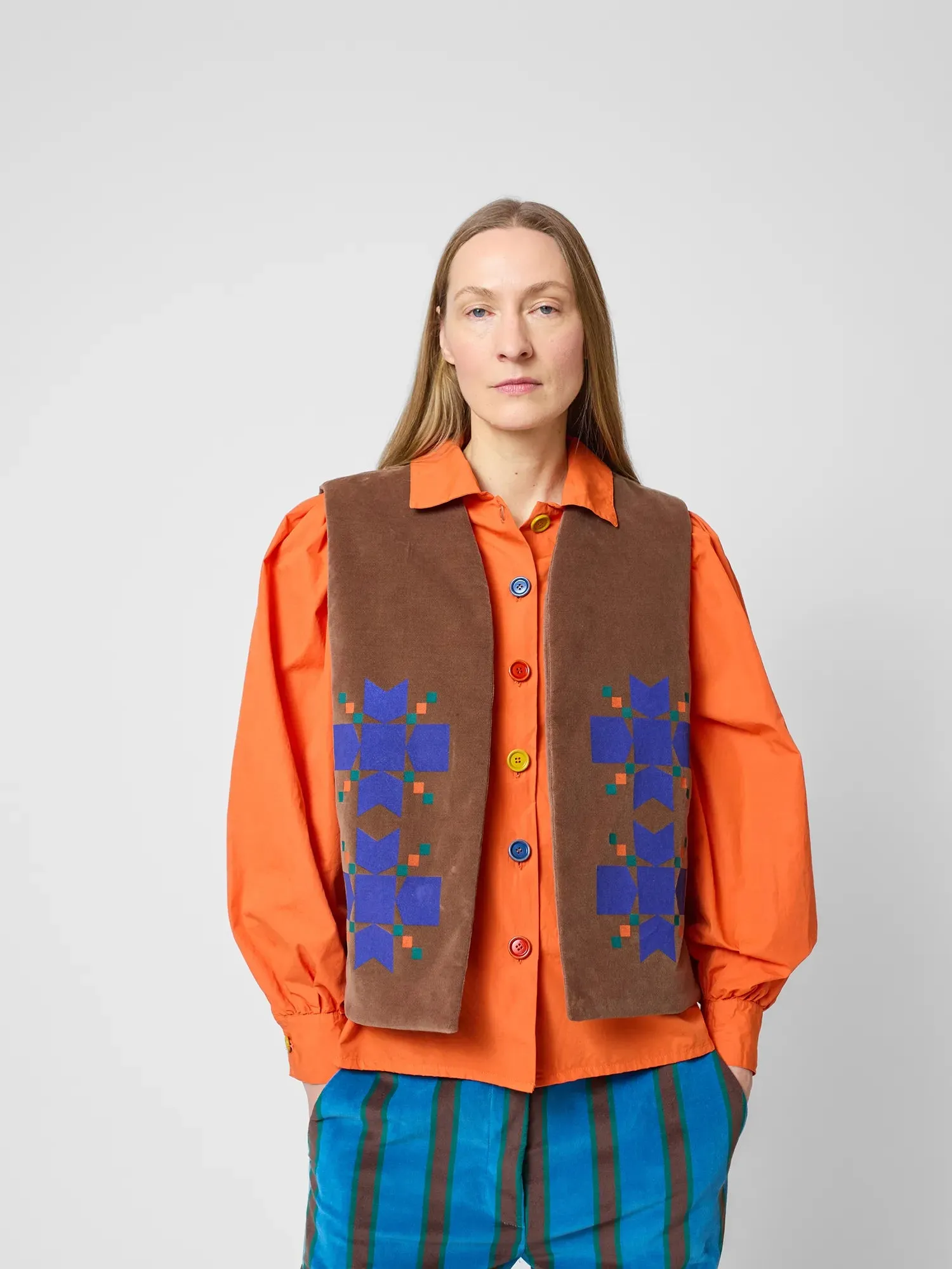 Snowflake velvet vest sold by Bobo Choses product image thumbnail 2