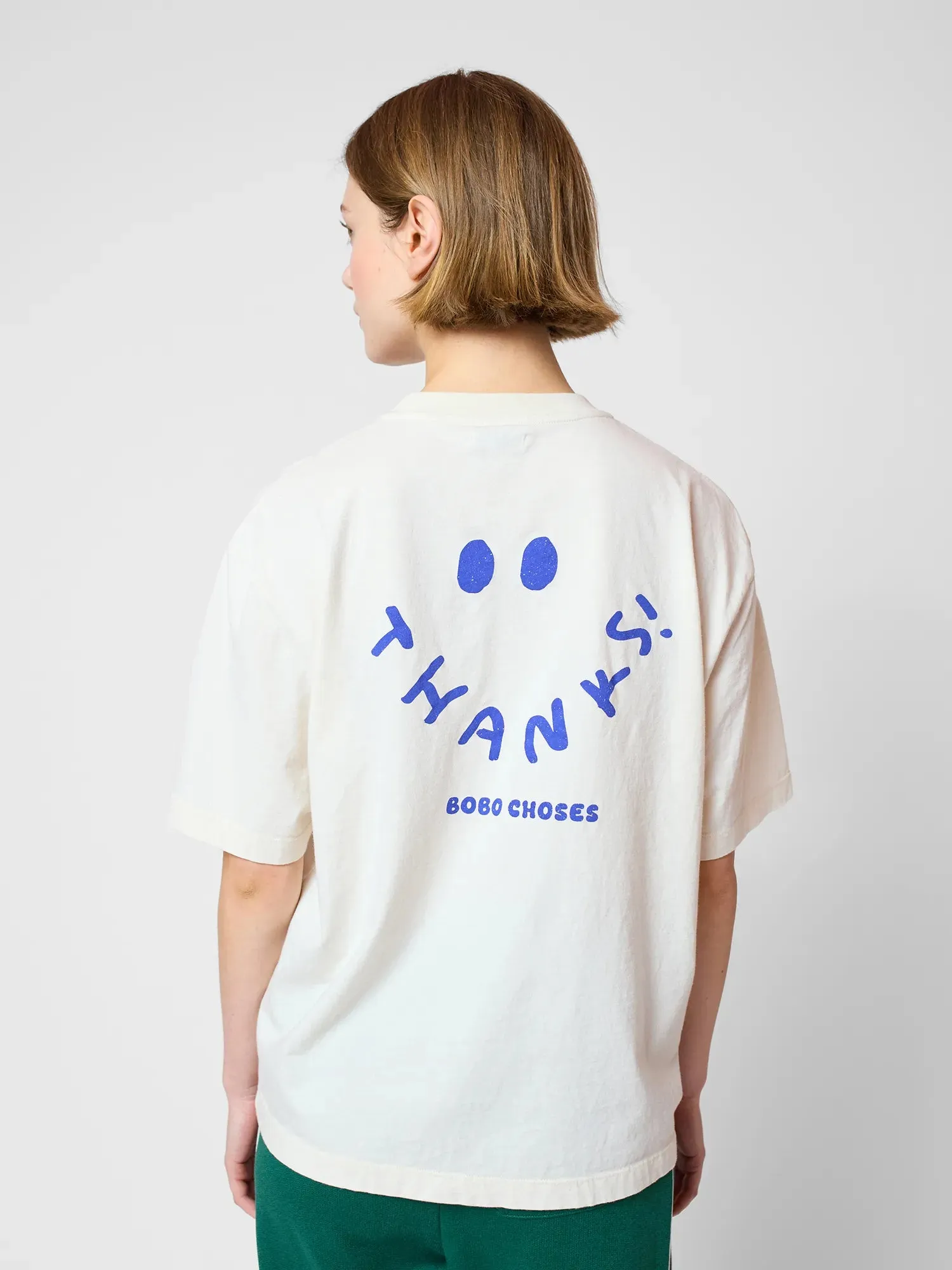 Thanks short sleeve T-shirt sold by Bobo Choses