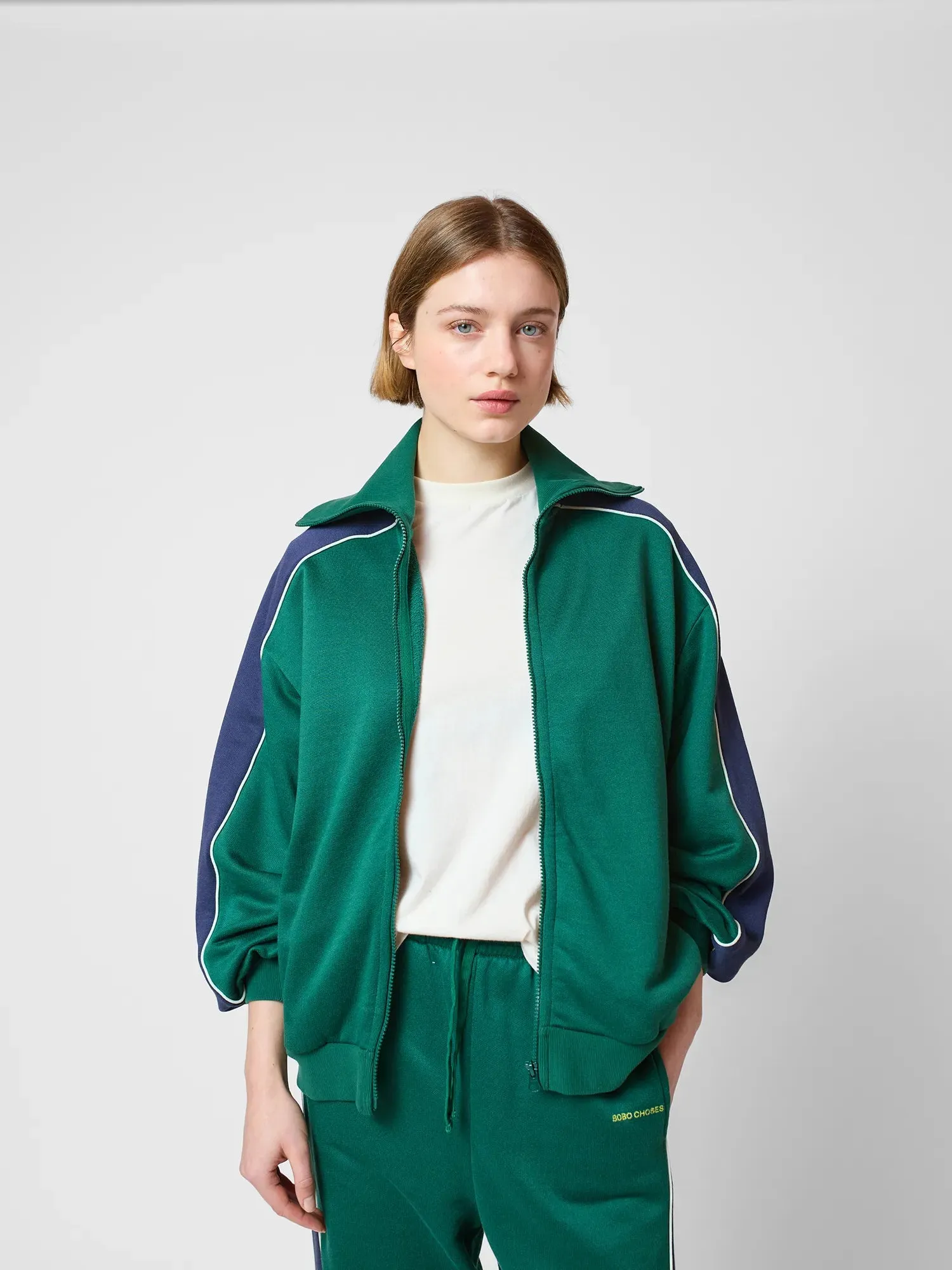 Striped zipped sweatshirt sold by Bobo Choses product image thumbnail 5