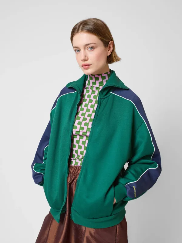 Striped zipped sweatshirt sold by Bobo Choses