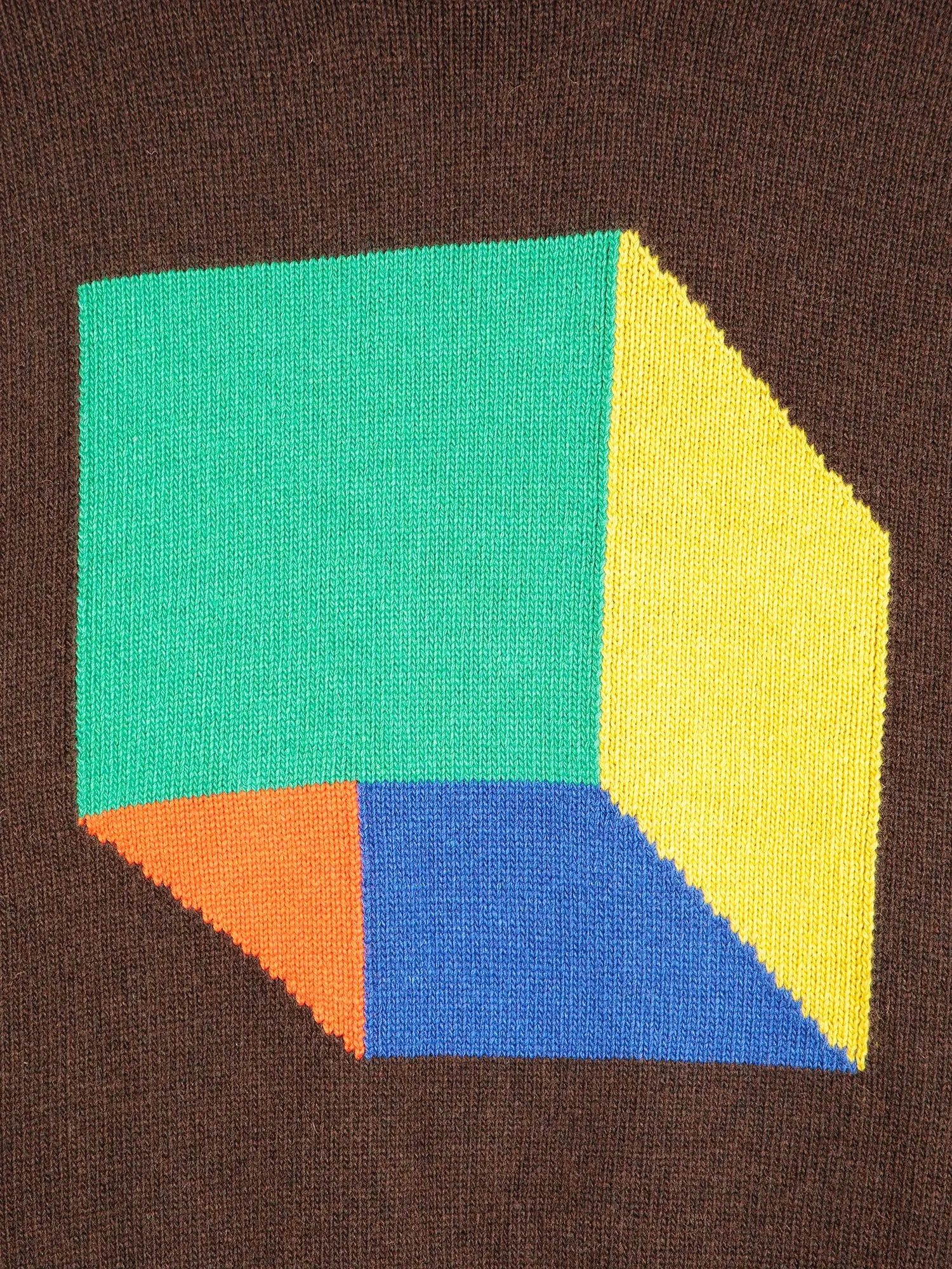 Color cube turtle neck jumper sold by Bobo Choses product image thumbnail 3