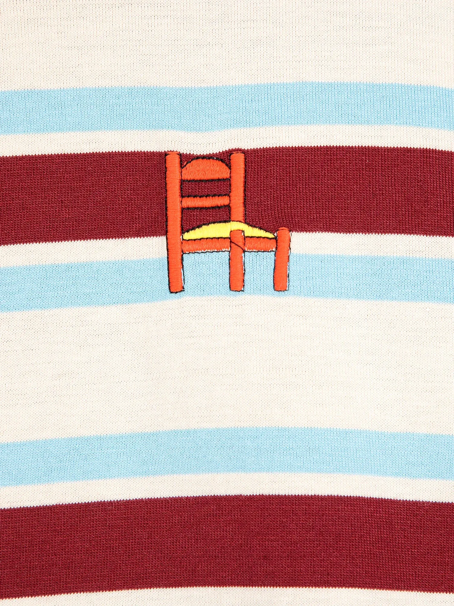 Knitted striped relaxed T-shirt sold by Bobo Choses product image thumbnail 3