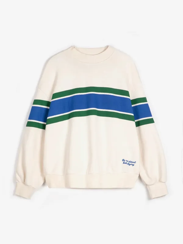 Stripes relaxed sweatshirt sold by Bobo Choses