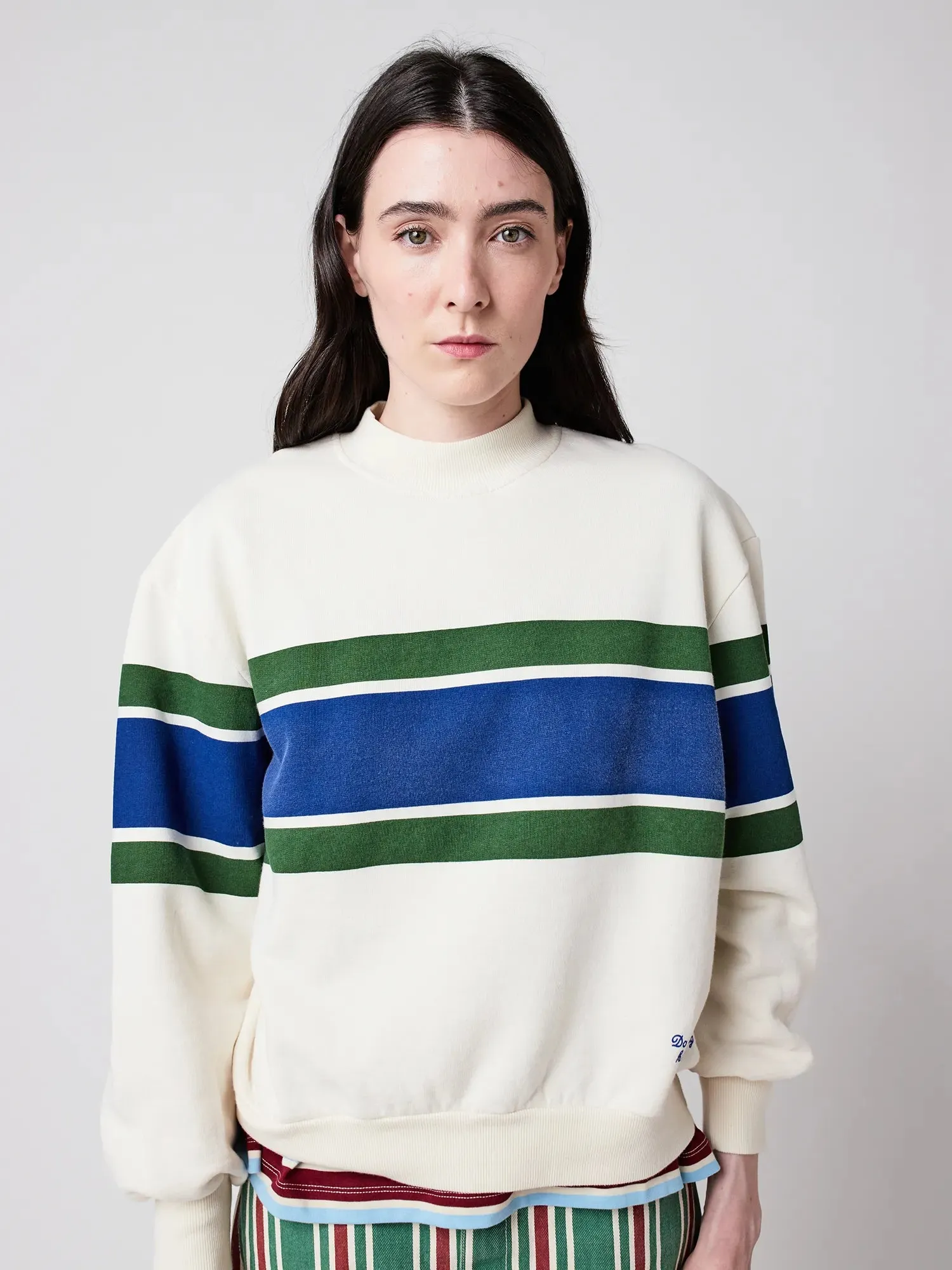 Stripes relaxed sweatshirt sold by Bobo Choses product image thumbnail 5