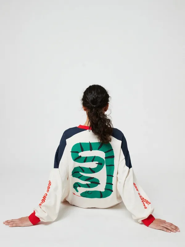 Snake long sleeve T-shirt sold by Bobo Choses