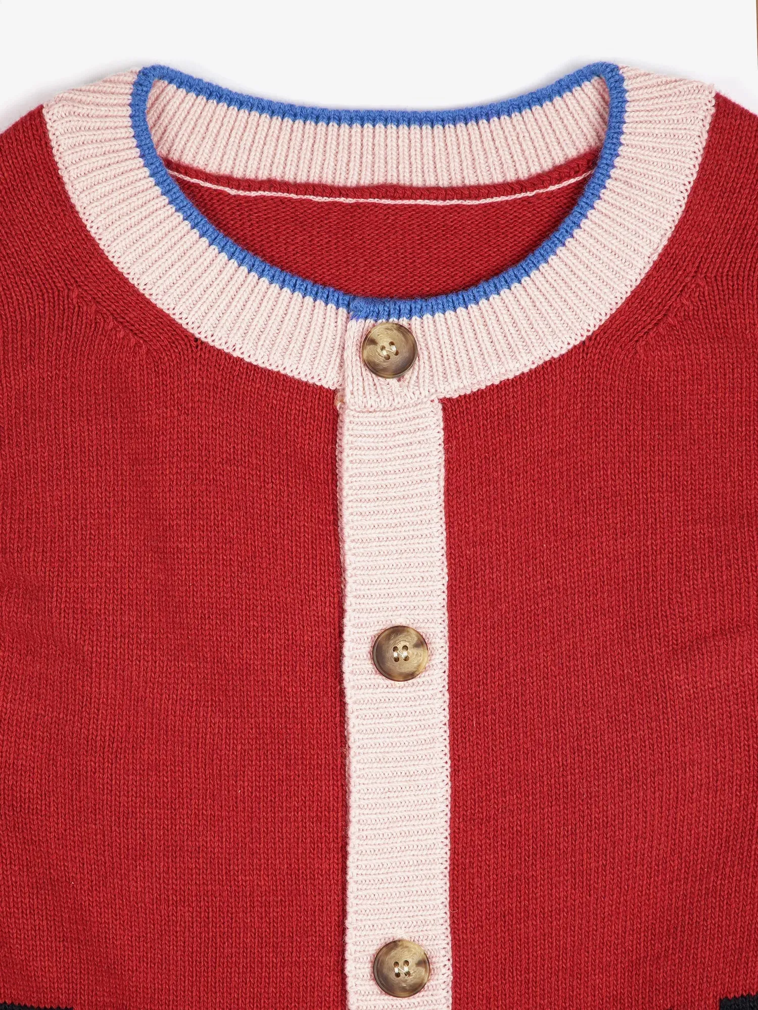 Flower knitted vest sold by Bobo Choses product image thumbnail 3