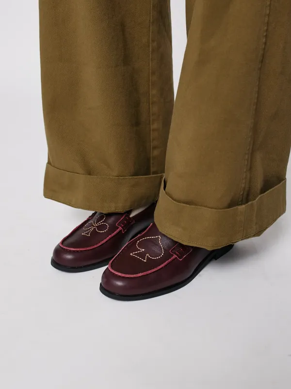Embroidered loafers sold by Bobo Choses