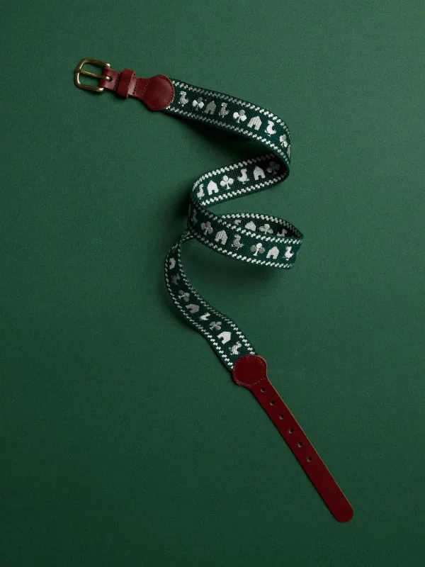 Embroidered belt made by Bobo Choses
