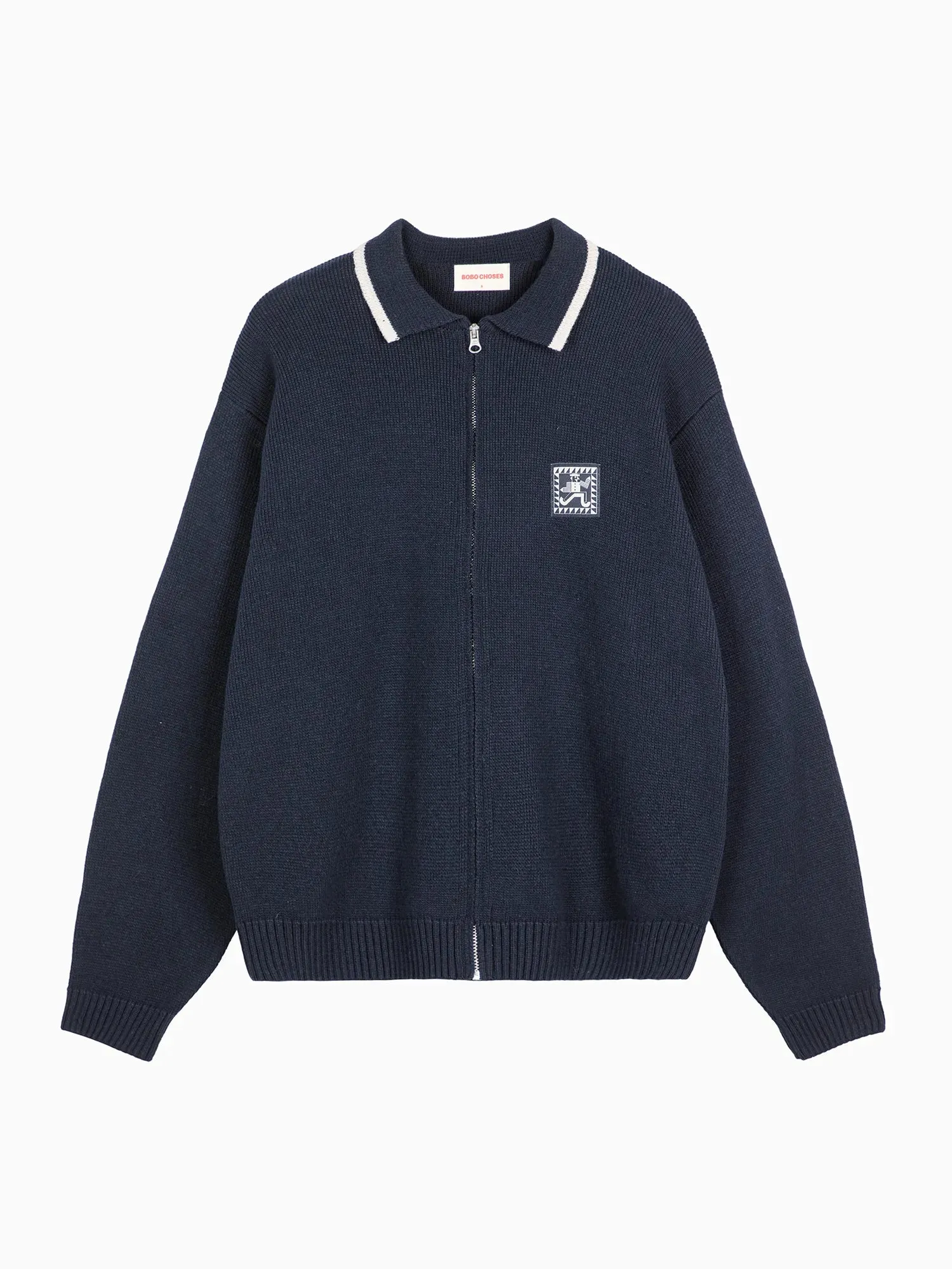 Mr Pencil zipped cardigan sold by Bobo Choses product image thumbnail 2