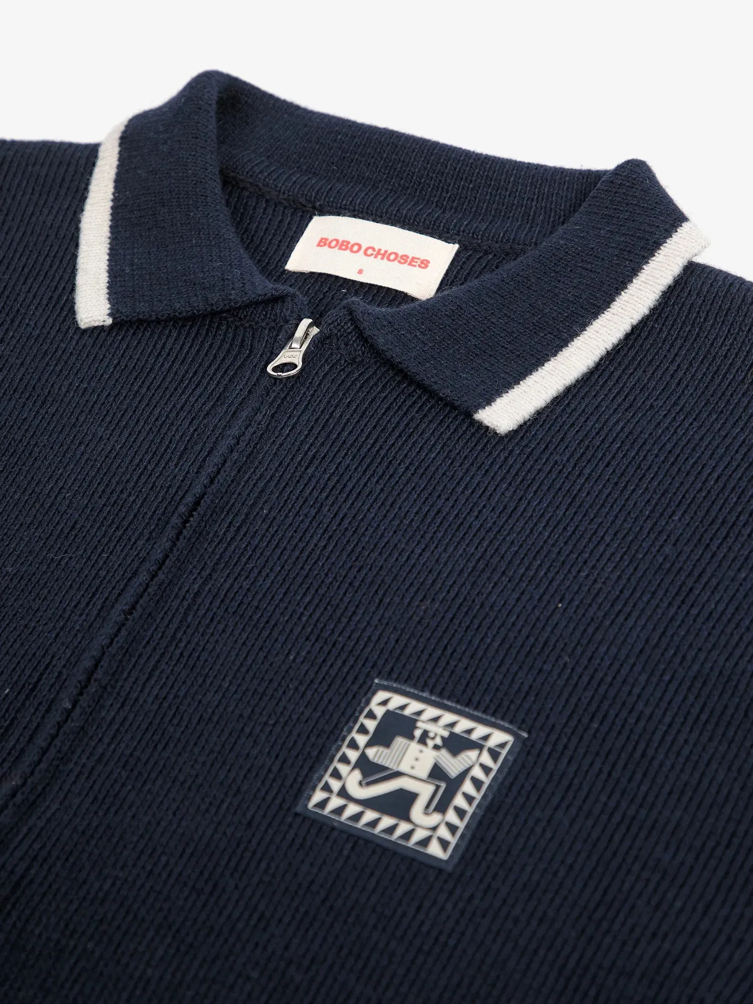 Mr Pencil zipped cardigan sold by Bobo Choses product image thumbnail 3