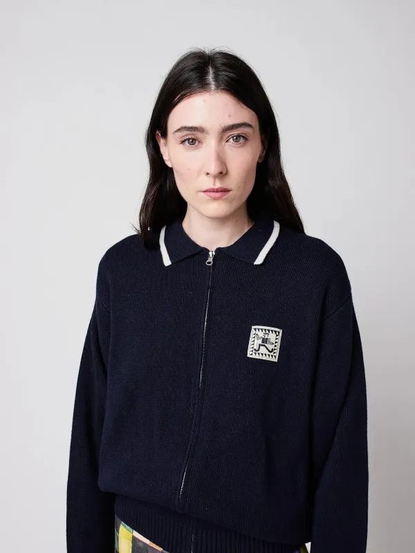 Mr Pencil zipped cardigan sold by Bobo Choses