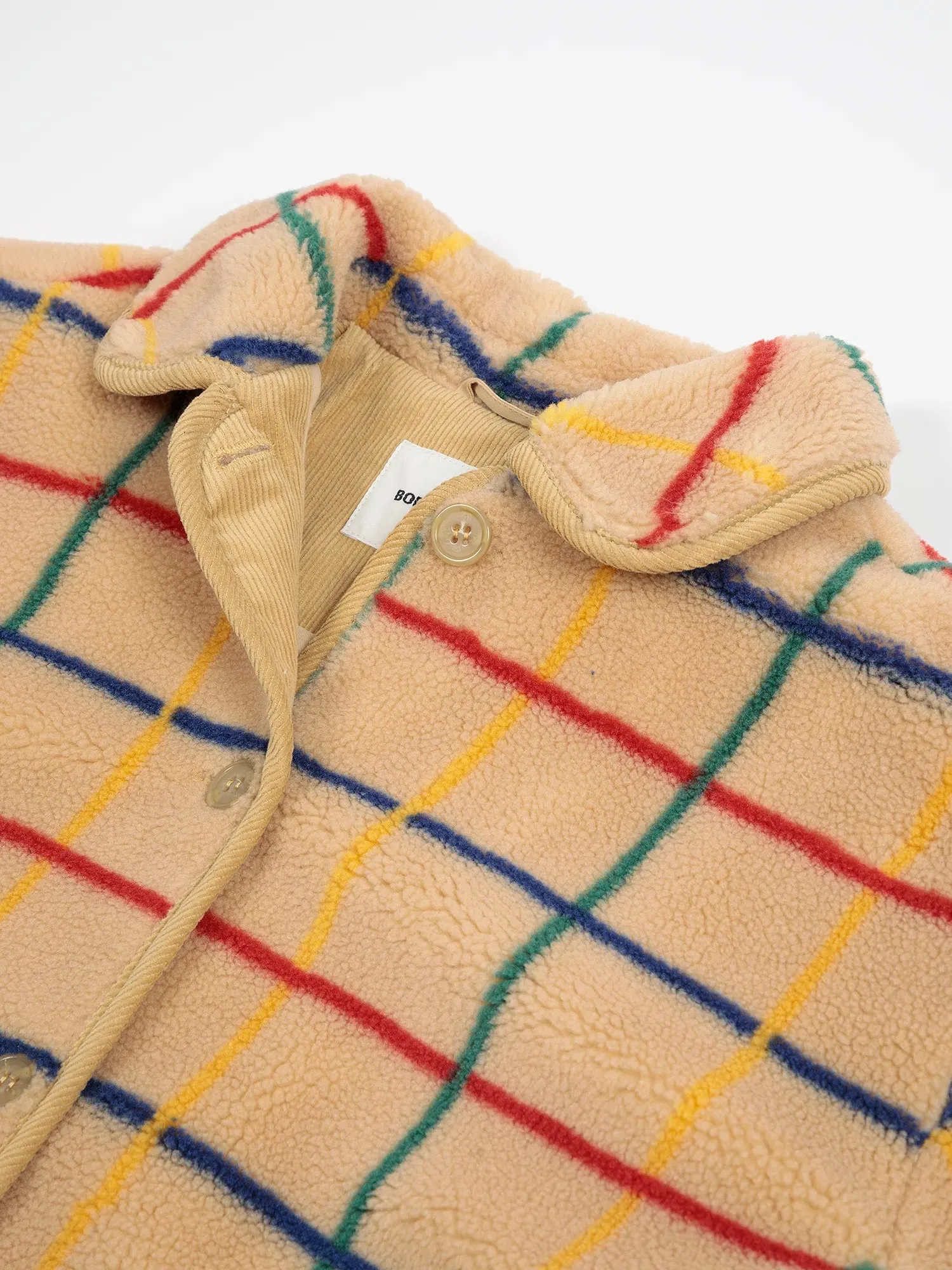 Color Striped sheepskin jacket sold by Bobo Choses product image thumbnail 3