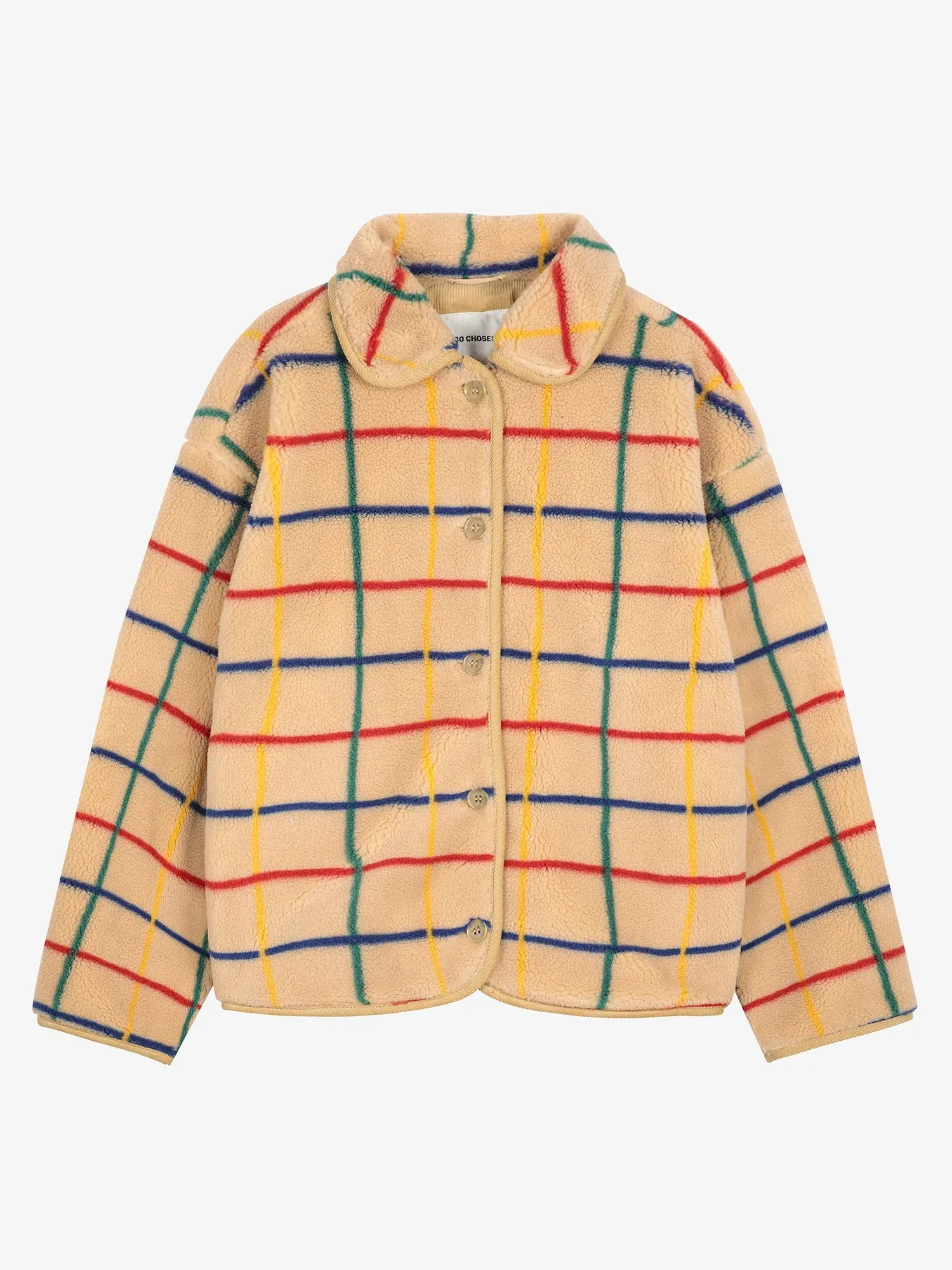 Color Striped sheepskin jacket sold by Bobo Choses product image thumbnail 2
