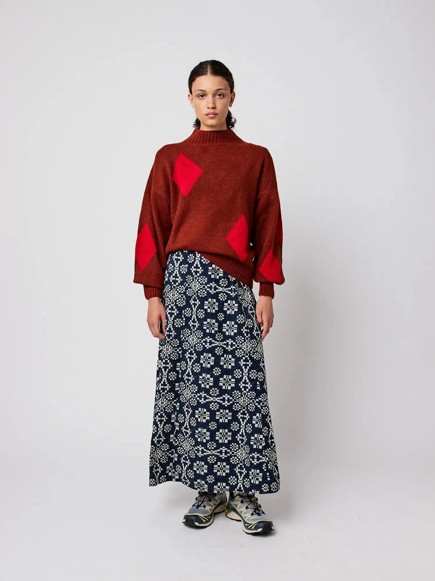 Diamond card turtle neck jumper sold by Bobo Choses product image thumbnail 5