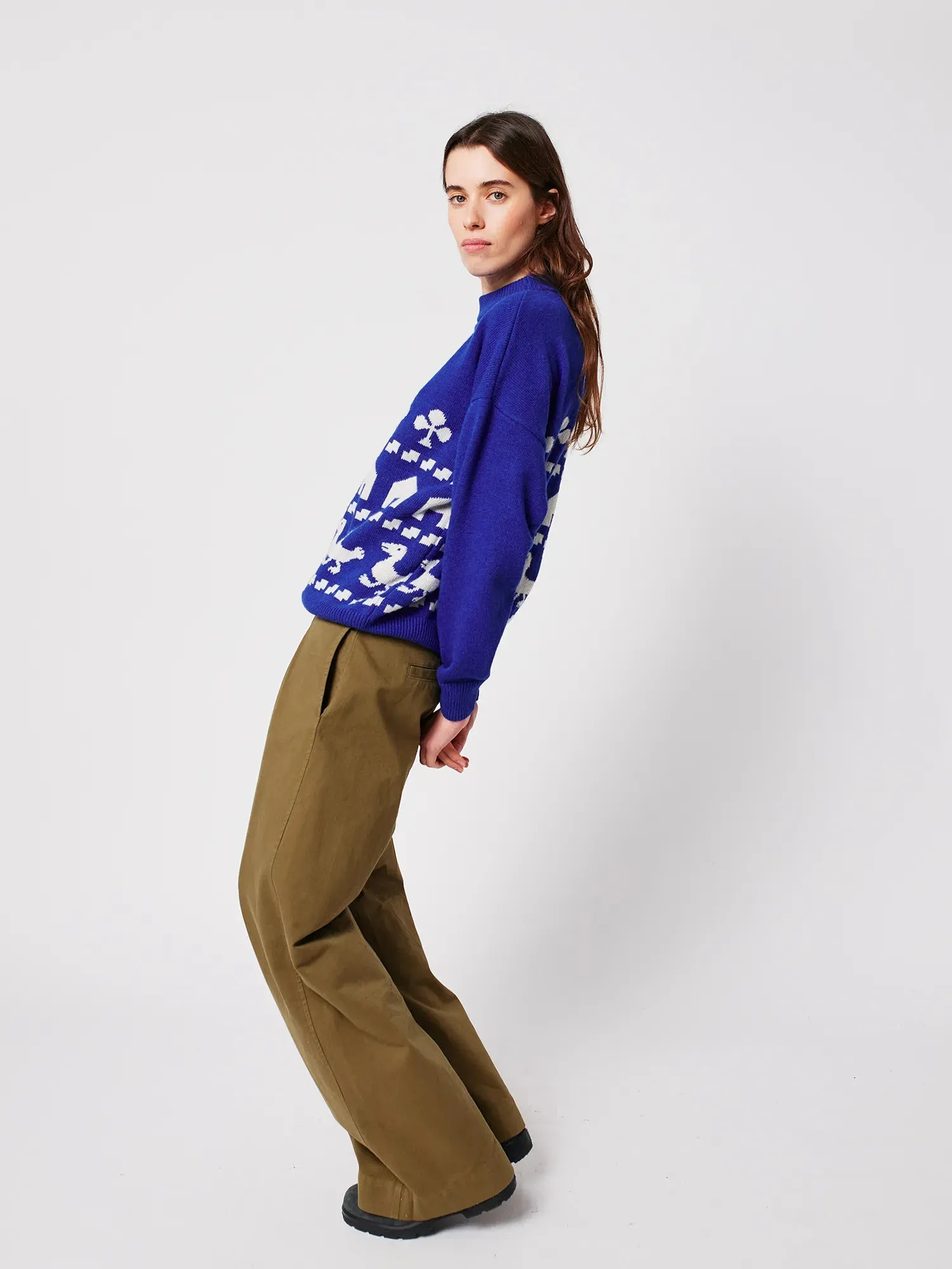 Farm jacquard oversize jumper sold by Bobo Choses product image thumbnail 5