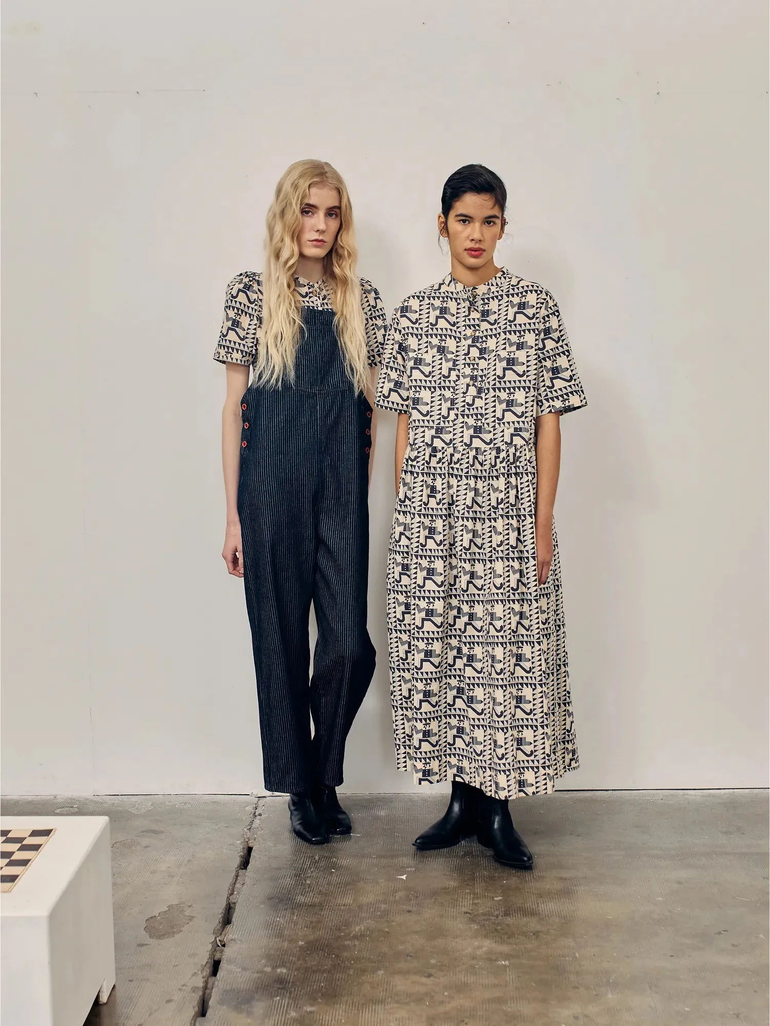 Mr Pencil pattern midi dress sold by Bobo Choses product image thumbnail 2