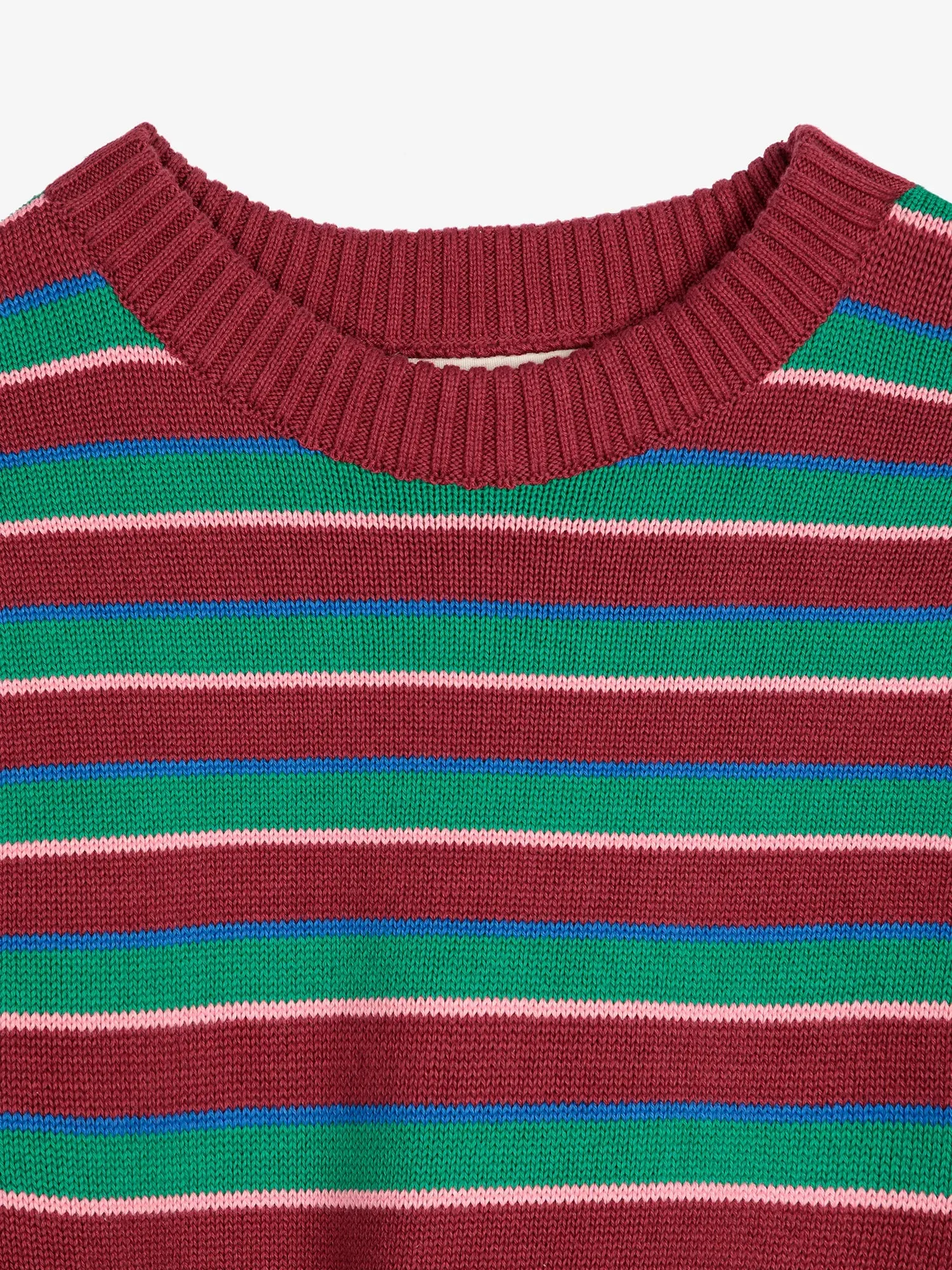 Striped fitted cotton jumper sold by Bobo Choses product image thumbnail 3