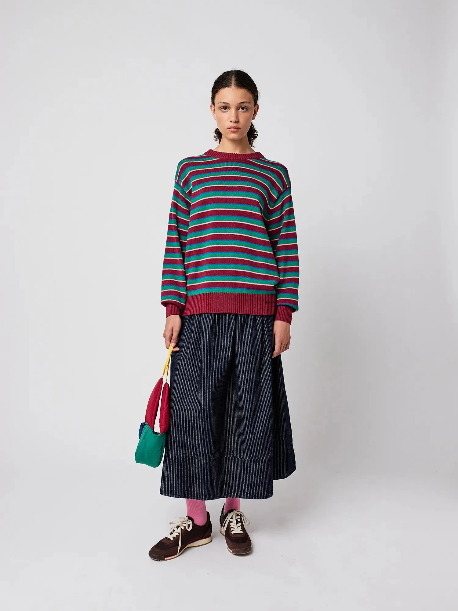 Striped fitted cotton jumper sold by Bobo Choses product image thumbnail 4