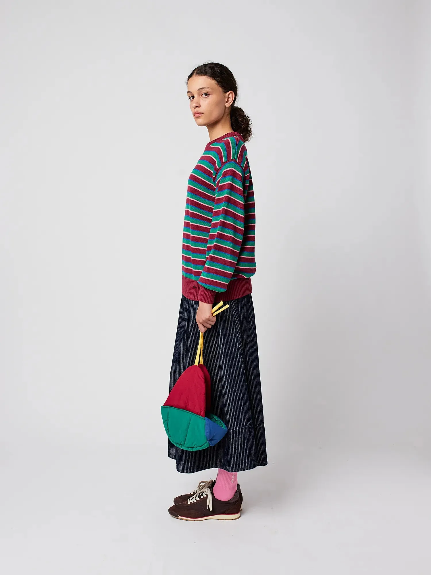 Striped fitted cotton jumper sold by Bobo Choses product image thumbnail 5