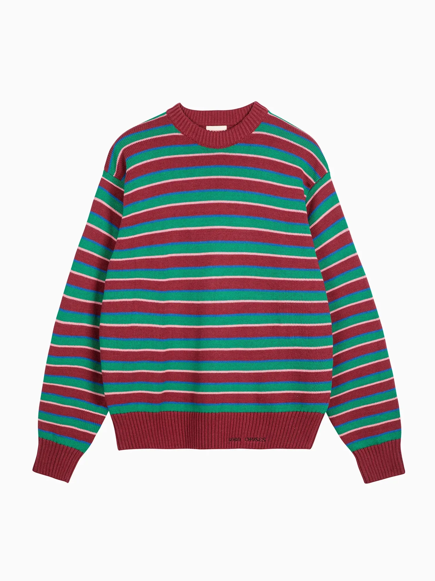 Striped fitted cotton jumper sold by Bobo Choses product image thumbnail 2