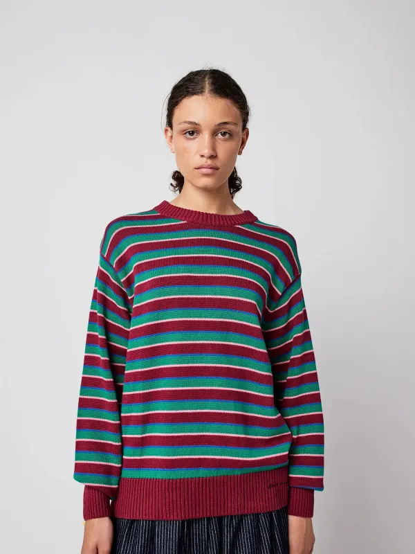 Striped fitted cotton jumper made by Bobo Choses