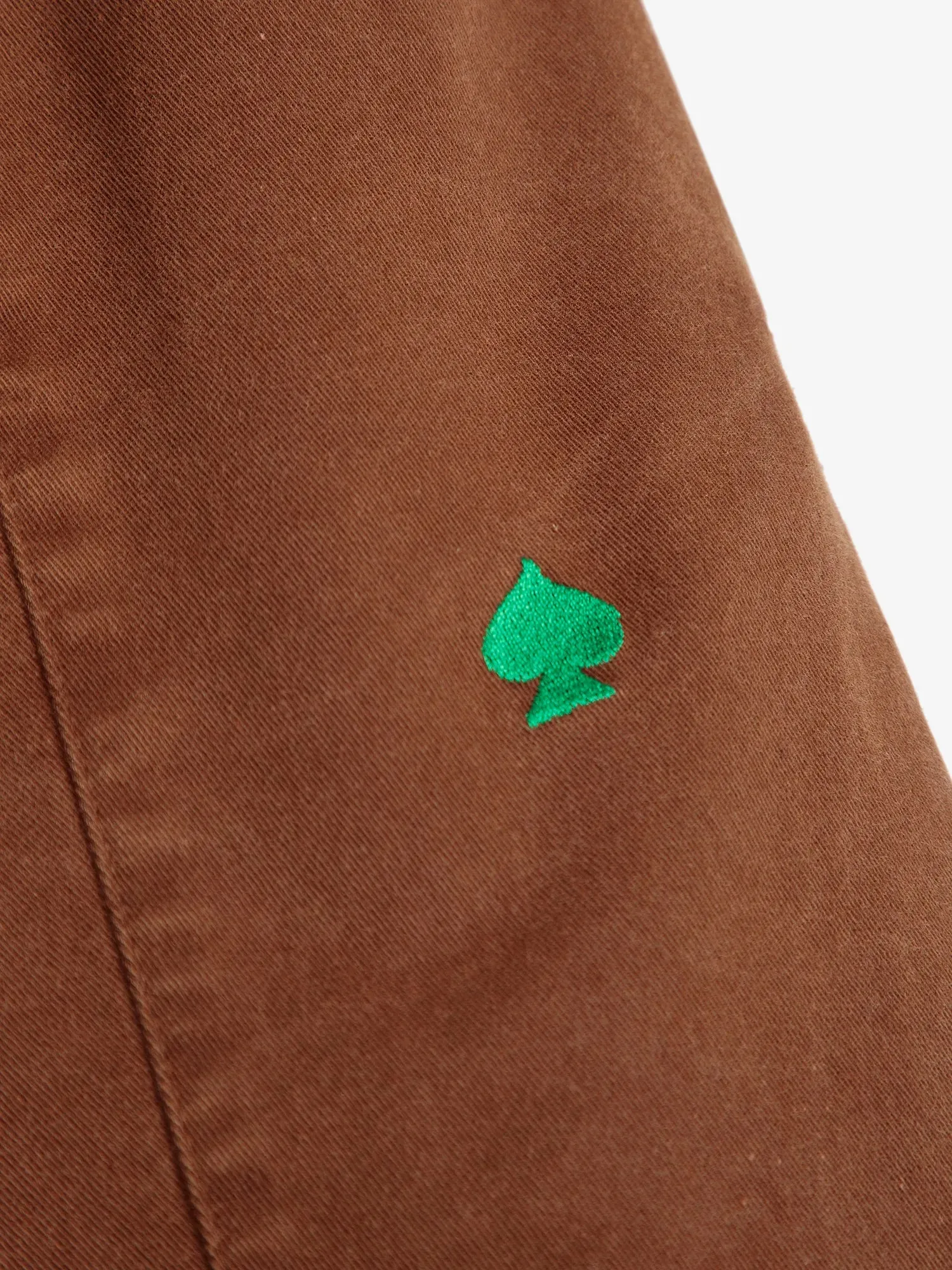 Brown embroidery cocoon pants sold by Bobo Choses product image thumbnail 4