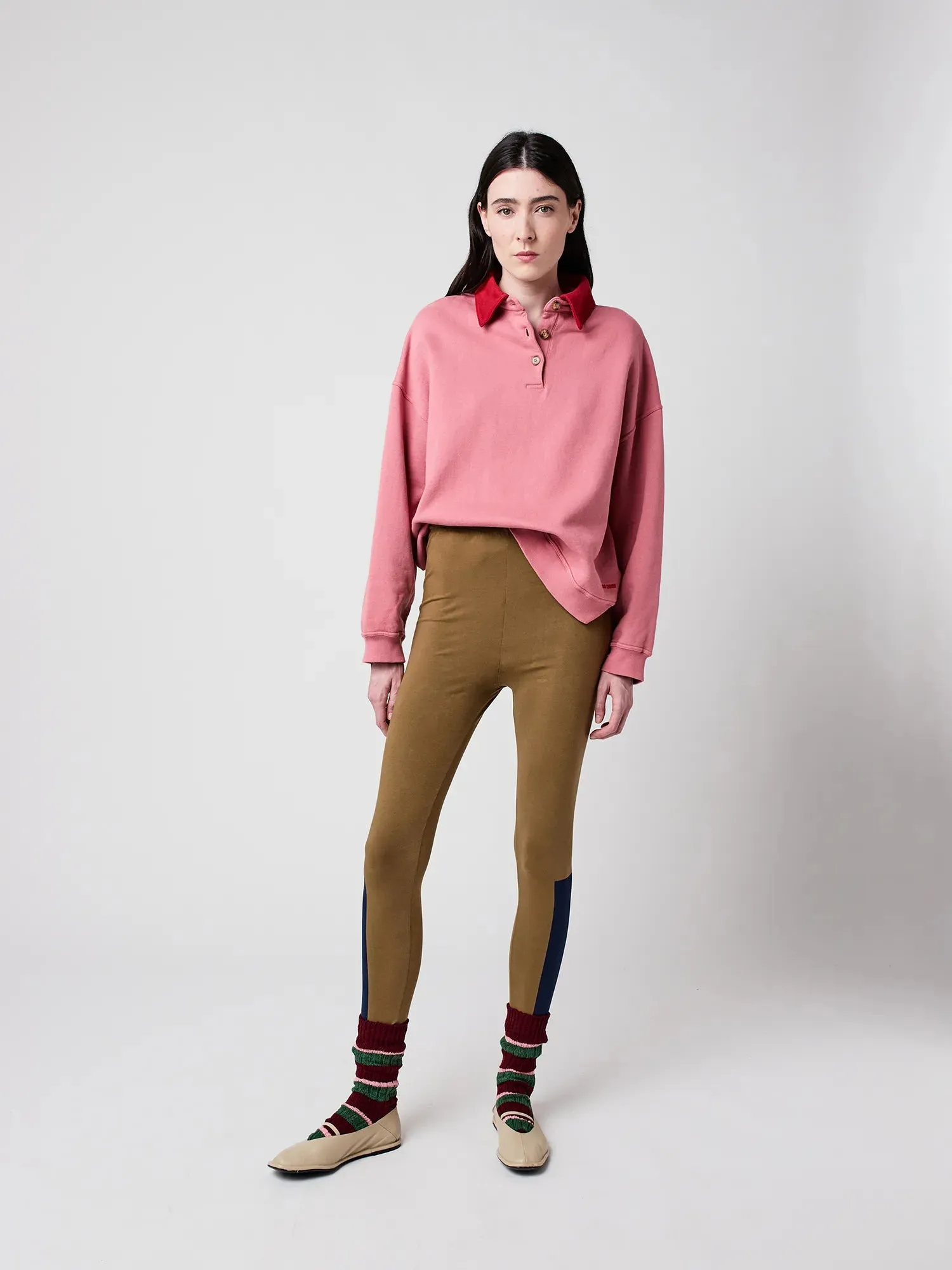 Color Block cotton leggings sold by Bobo Choses product image thumbnail 5