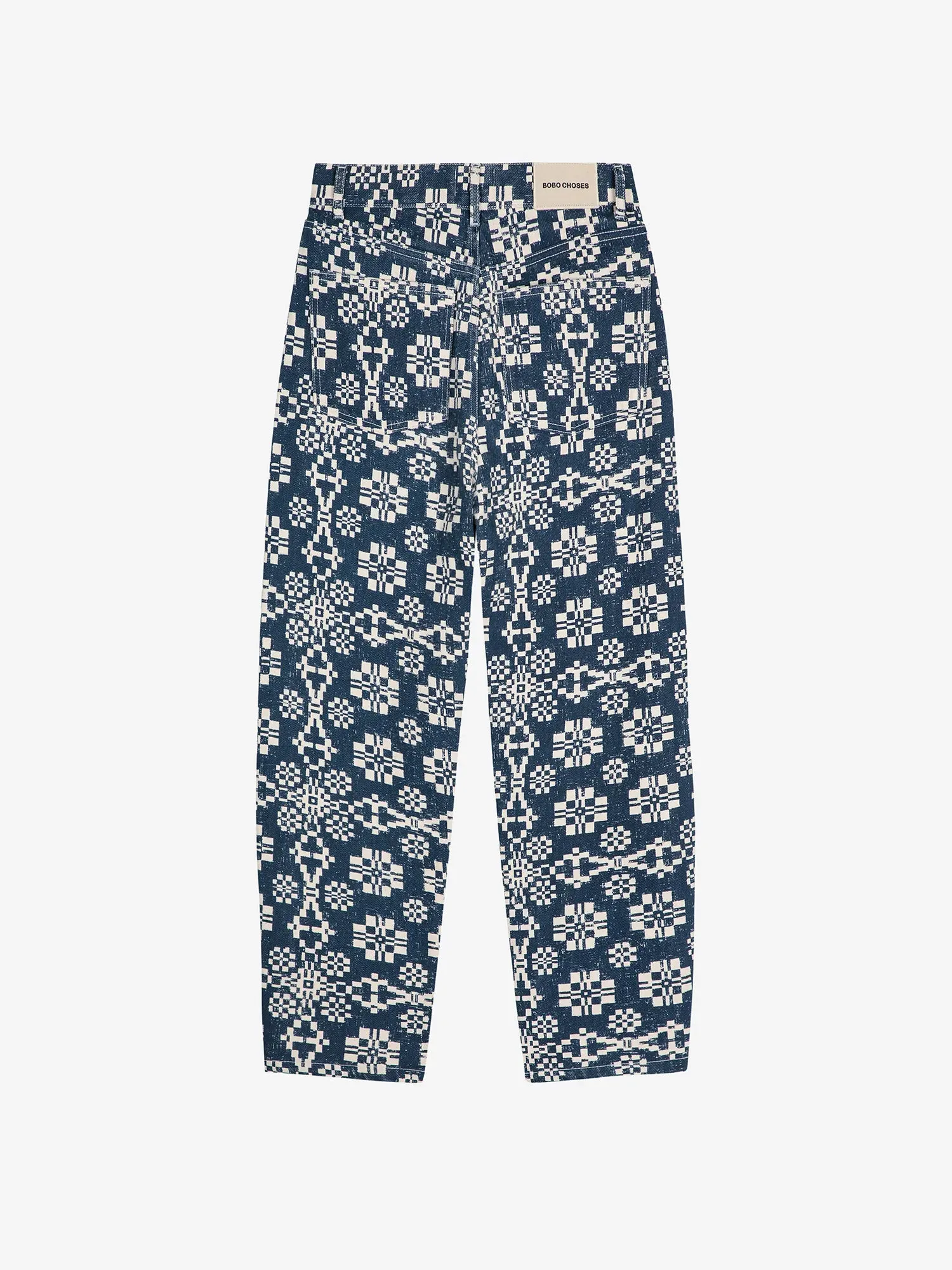 Kaleidoscope pattern high waist jeans sold by Bobo Choses product image thumbnail 3