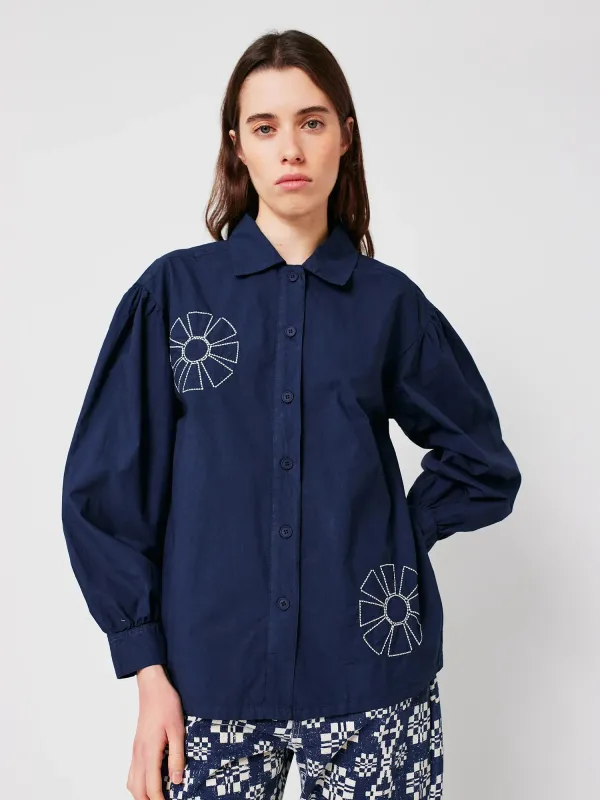 Kaleidoscope embroidery shirt sold by Bobo Choses