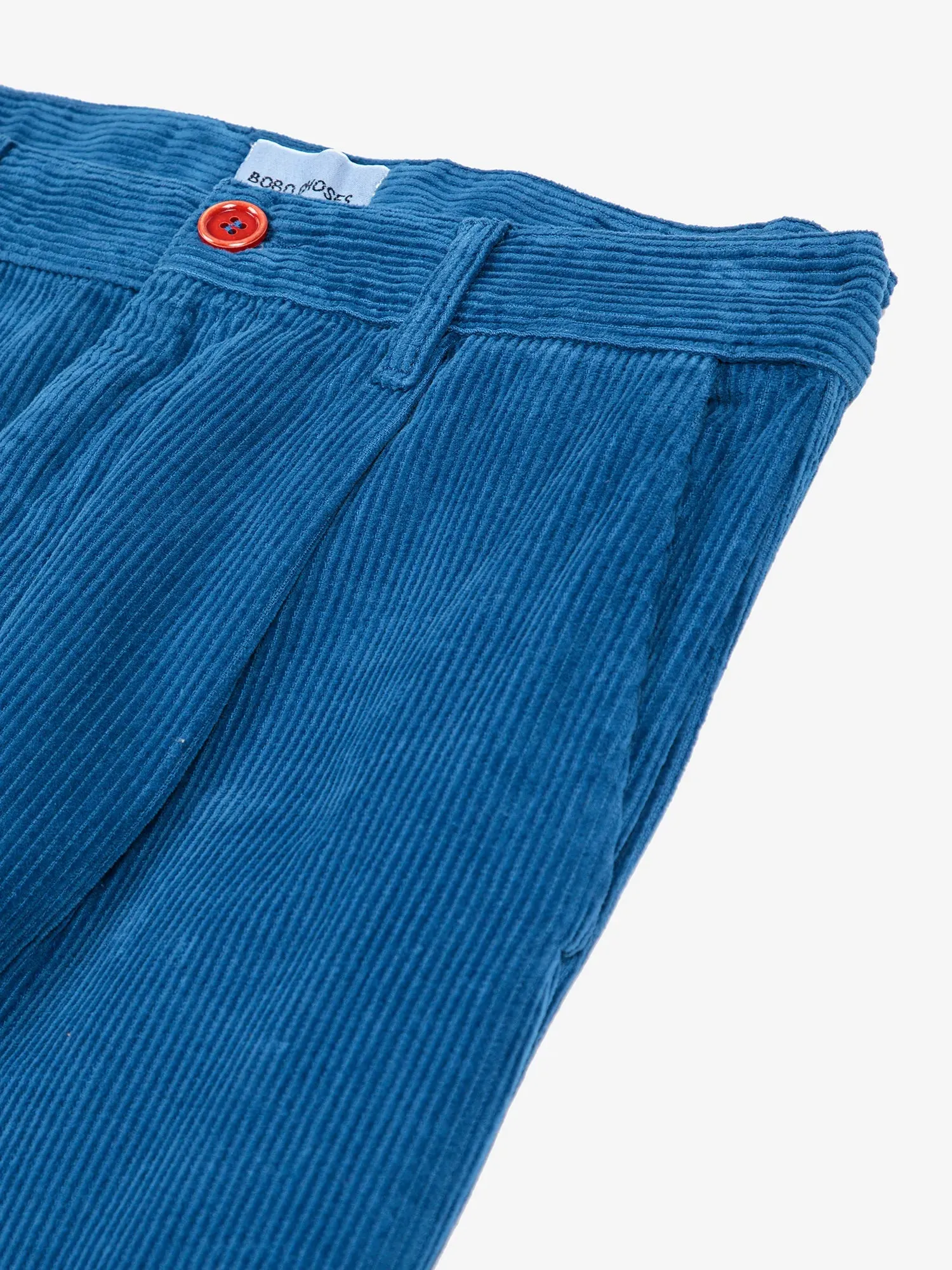 Blue pleated corduroy pants sold by Bobo Choses product image thumbnail 3