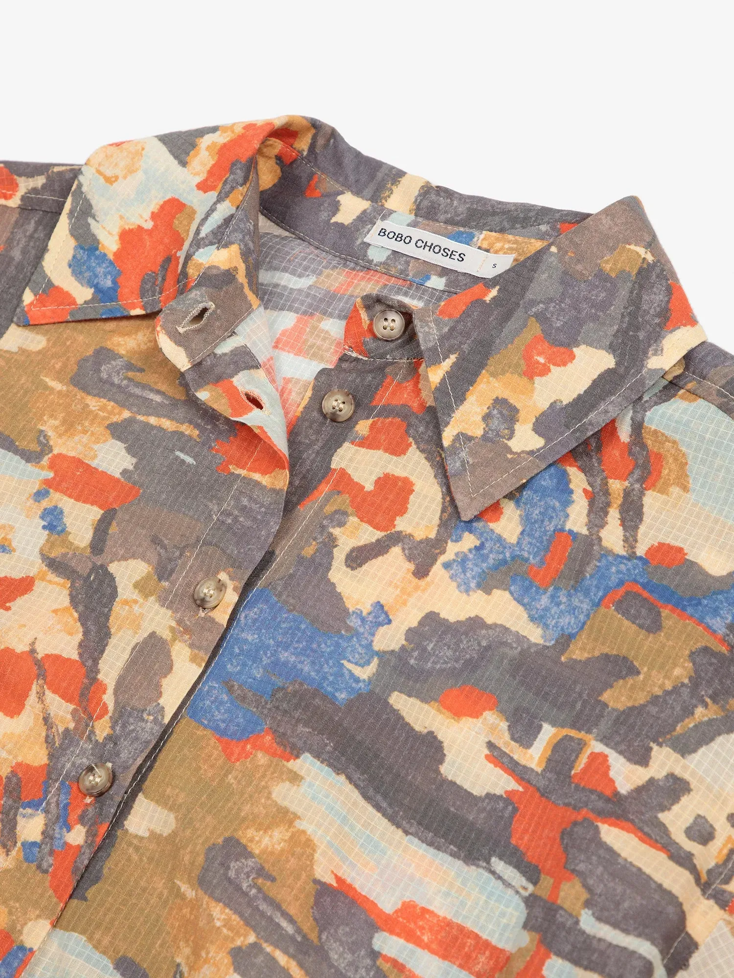 Forest House Pattern relaxed shirt sold by Bobo Choses product image thumbnail 3