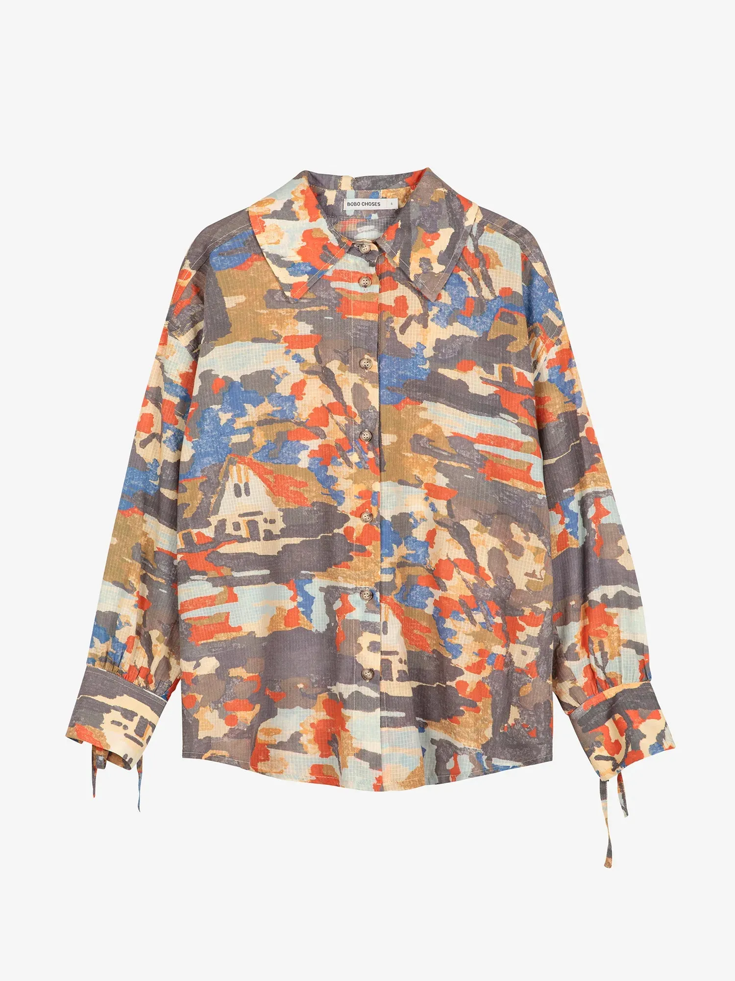 Forest House Pattern relaxed shirt sold by Bobo Choses product image thumbnail 2